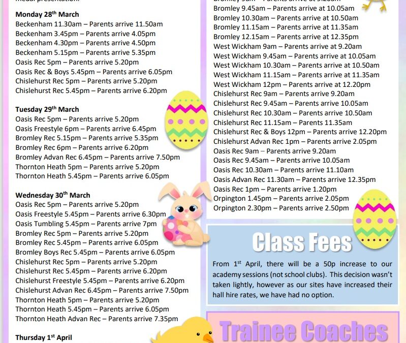 Easter 2022 Newsletter Page 2